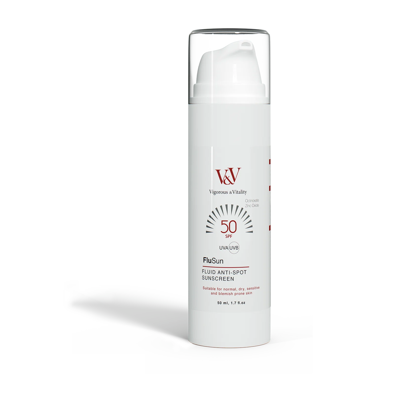 FluSun Anti-Spot Fluid Sunscreen SPF 50 product